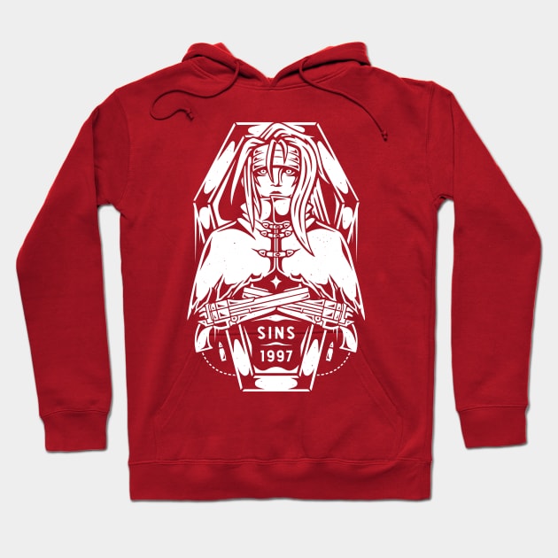 Vincent Valentine Hoodie by Alundrart